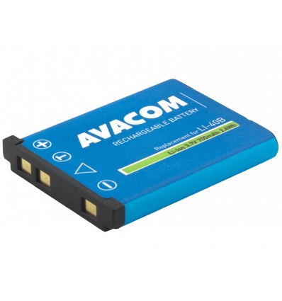 Baterie AVACOM Olympus Li-40B, Li-42B, Fujifilm NP-45, Nikon EN-EL10 Li-Ion 3.6V 700mAh 2.6Wh