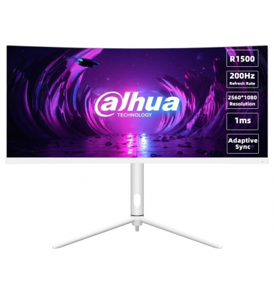 DAHUA 30" LED LM30-E330CW/ VA panel/ 2560x1080 (WFHD)/ 3000:1/ 1ms/ HDMI/ DP/ VESA 75x75/ bílý