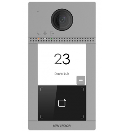 Hikvision DS-KV8113-WME1(C) - IP dveřní interkom 1-tlač., čtečka karet, 2MPx kamera, WiFi