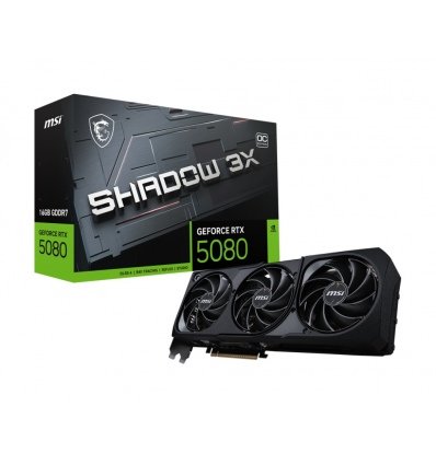 MSI GeForce RTX 5080 SHADOW 3X/OC/16GB/GDDR7