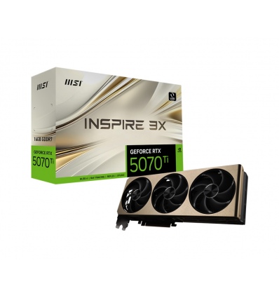MSI GeForce RTX 5070 Ti INSPIRE 3X PLUS/16GB/GDDR7