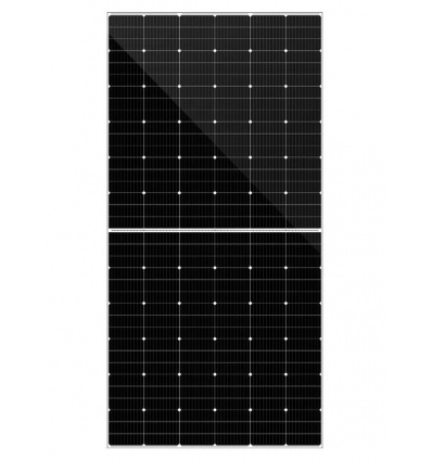DAH SOLAR DHM-T72x10/FS(BW)-550W - černý rám, 63V, 1/3 cut, bezrámové provedení