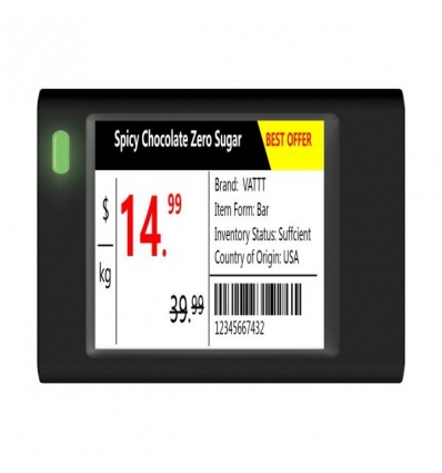 Dahua ESL-E4015A-BN elektronický štítek/ 1,54" 200x200/ 44,5 x 35,9 x 12,1mm/ 4 barvy/ NFC/ černý