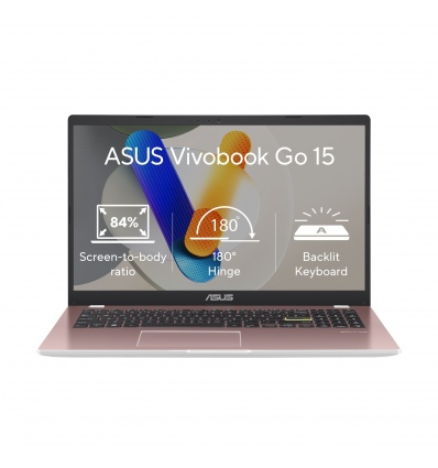 ASUS Vivobook Go 15/E510KA-EJ896WS/N4500/15,6"/FHD/4GB/128GB eMMC/UHD Xe/W11S/Pink/2R