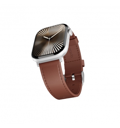 Epico Watch Strap Leather 42/44/45/49 - hnědá