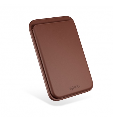 Epico Mag+ Leather Wallet - hnědá