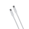 Epico Braided PD Cable 1,2m USB-C to USB-C - bílá