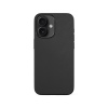 Epico Mag+ kožený kryt iPhone 16 - černá