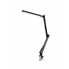 Platinet stolní LED lampa Flexy 10W stmívatelná s klipem, 1 rameno, černá