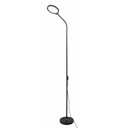 Platinet podlahová LED lampa 10W stmívatelná 2v1, černá