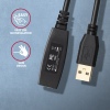 AXAGON ADR-207, USB 2.0 A-M - A-F aktivní prodlužovací / repeater kabel, 7.5m