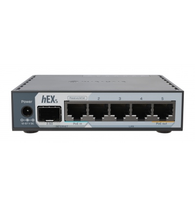 MikroTik E60iUGS, hEX S (2025 version) s RouterOS L4, desktop