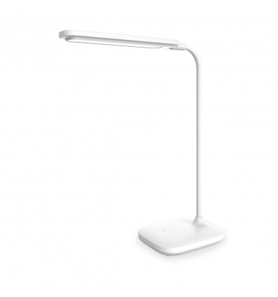 Platinet stolní LED lampa 5W stmívatelná, dotykové ovládání, integrovaná baterie 2400mAh, bílá