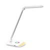 Platinet stolní LED lampa 18W stmívatelná, dotykové ovládání, USB port, bílá