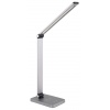 Platinet stolní LED lampa 10W stmívatelná, dotykové ovládání, bezdrátové nabíjení, USB port, stříbrn