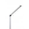 Platinet stolní LED lampa 10W stmívatelná, dotykové ovládání, bezdrátové nabíjení, USB port, stříbrn