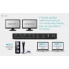i-tec USB-C KVM Docking station for 3 Hosts, Dual Display, 2x Power Delivery (1x 92W/2x 65W)