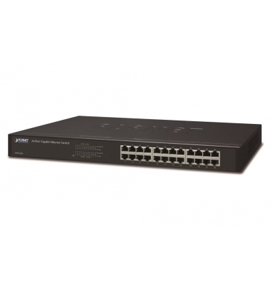 OPRAVENÉ - PLANET GSW-2401 Switch 24 x 10/100/1000, kov, rackmount, fanless