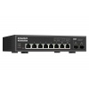 QNAP switch QSW-L3208-2C6T (6x 10GbE port, 2x 10G SFP+/NBASE-T Combo, Lite Managed)