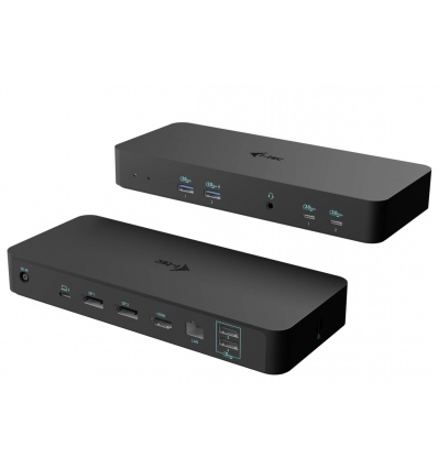 i-tec USB-C Intelligent Triple Display Docking Station, Power Delivery 100W