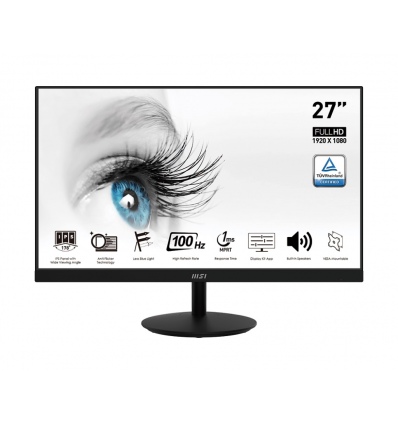 MSI Pro/MP271A/27"/IPS/FHD/100Hz/1ms/Black/2R