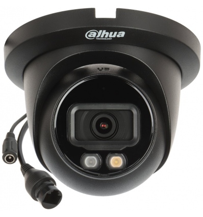 Dahua IPC Entry 4Mpix 30fps FullColor/ turret/ 2,8mm (94st)/ WDR/ IR+white 30m/ mikrofon/ detekce osob/ černá