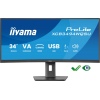 34" iiyama XCB3494WQSU-B1:VA,UWQHD,HDMI,DP,HAS