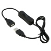 PremiumCord prodluž. s vyp. USB M/F 1m
