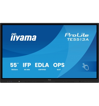 55" iiyama TE5513A-B1AG:IPS,4K,40P,EDLA
