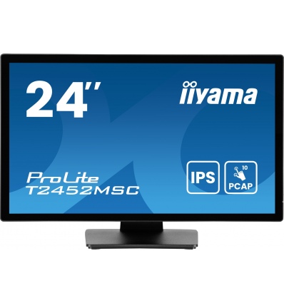 24" LCD iiyama T2452MSC-B1AG-IPS,FHD,10P