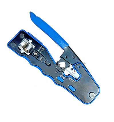 W-Star Krimpovací kleště RJ45 EZ WS7318R profesionální kleště Cat7, Cat6, Cat5, STP