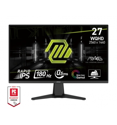 MSI MAG/275QF/27"/IPS/QHD/180Hz/0,5ms/Black/2R
