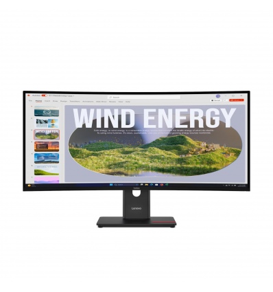 Lenovo ThinkVision/T34WD-40/34"/VA/wQHD/120Hz/4ms/Black/Černá/3R