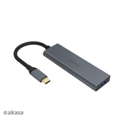 AKASA - externí USB hub - USB typ-C na 4 x USB 3.0