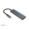AKASA - externí USB hub - USB typ-C na 4 x USB 3.0