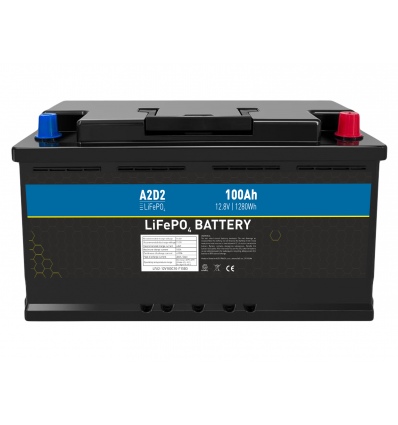 A2D2 baterie LiFePO4 12,8V 100Ah F15 Car Battery Case (Gotion cells)