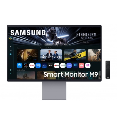 Samsung Smart Monitor/M90SF/32"/OLED/4K UHD/165Hz/0,03ms/Stříbrná/2R