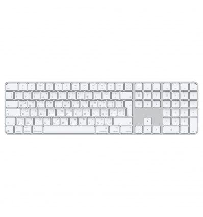 Apple Magic Keyboard Numeric Touch ID/Bezdrátová Bluetooth/UA layout/Bílá