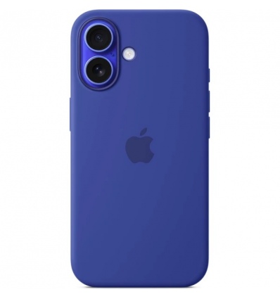 iPhone 16 Silicone Case with MS - Ultramarine