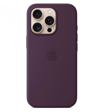 iPhone 16 Pro Max Silicone Case with MS - Plum