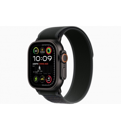 Apple Watch Ultra 2/49mm/Black/Sport Band/Black Trail/-M/L
