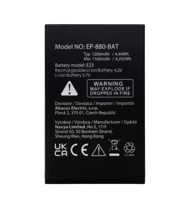 EVOLVEO originální baterie 1200 mAh pro EasyPhone LT (EP-880)