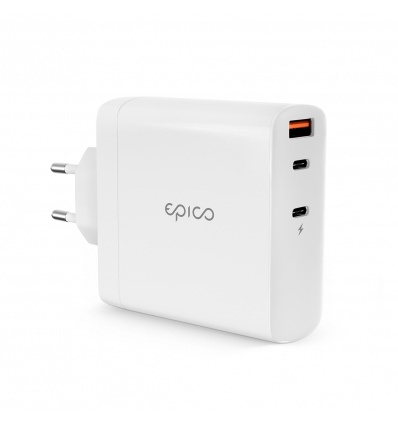 Epico 140W GaN síťová nabíječka - bílá
