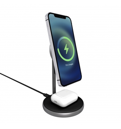 Epico 2in1 Magnetic Wireless Charger - černá