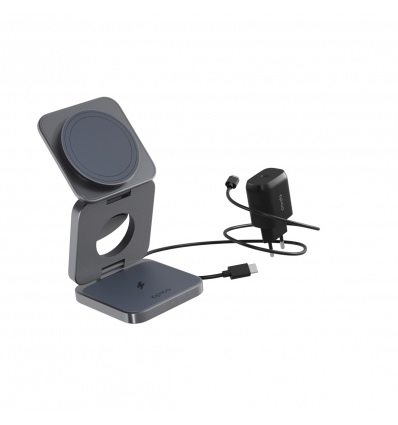 Epico UltraBase 3in1 Fold Mag+ stojánek EF30-šedá