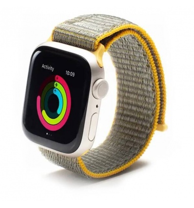ZAGG GEAR4 sport. řemínek Apple Watch 45/44/42mm žlutá