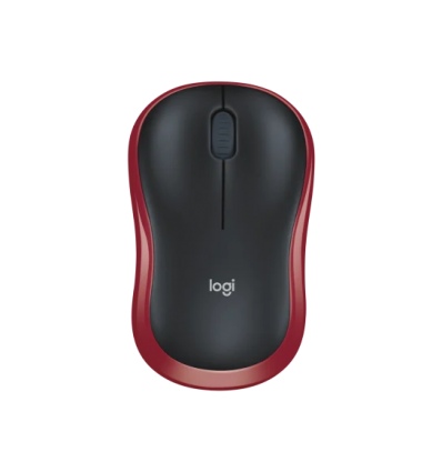 Akce myš Logitech Wireless Mouse M185 nano červená