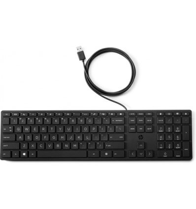 HP 320K/Drátové USB-A/CZ-SK layout/Černá