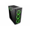 EVOLVEO Ptero Q1/Midi Tower/Transpar./Černá