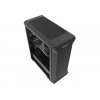 Počítačová skříň Genesis IRID 505F/Midi Tower/Transpar./Černá